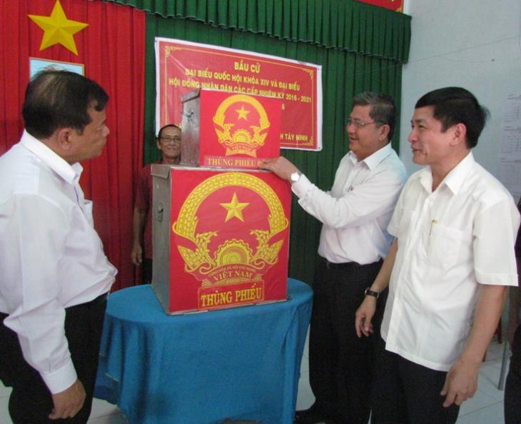 Hội đồng Bầu cử quốc gia giám sát, kiểm tra công tác bầu cử đại biểu Quốc hội khoá XIV và đại biểu HĐND các cấp nhiệm kỳ 2016-2021 